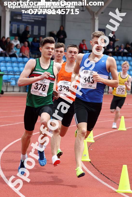 Senior mens 800 metres, Northern Senior and Under-20s Champs., SportsCity, Manchester. Photo: David T. Hewitson/Sports for All Pics